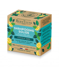 SOLIDE shampooing menthe et zeste de citron 75 gr