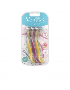 VENUS3 DRAGONFRUIT lame depilatorie usa e getta 3 pz