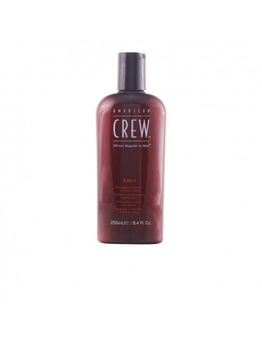 CREW 3 IN 1 shampoo, conditioner & body wash 250 ml