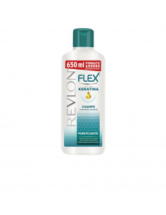 FLEX KERATIN purificante cabello graso champú 650 ml