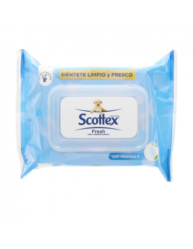 SCOTTEX papel higiénico húmedo original 74 u