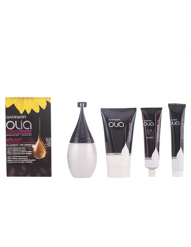 OLIA Coloration permanente 5.0 châtain clair fondant coffret