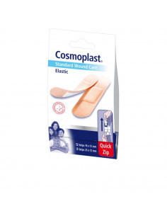 COSMOPLAST medicazioni elastiche con cerniera rapida 20 u