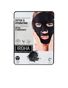 DETOX CHARCOAL BLACK tissue facial mask 1use 1 u