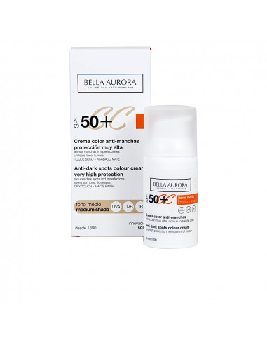 CC CREAM anti-manchas SPF50+ tono medio