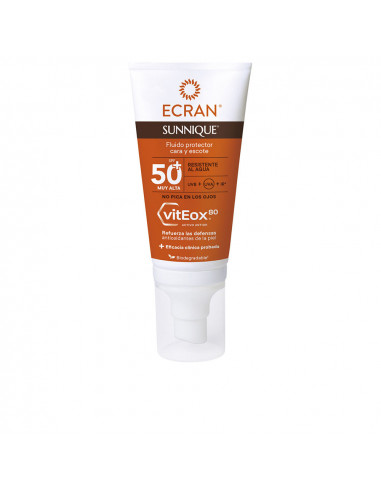 ECRAN SUNNIQUE fluido protector facial SPF50+ 50 ml