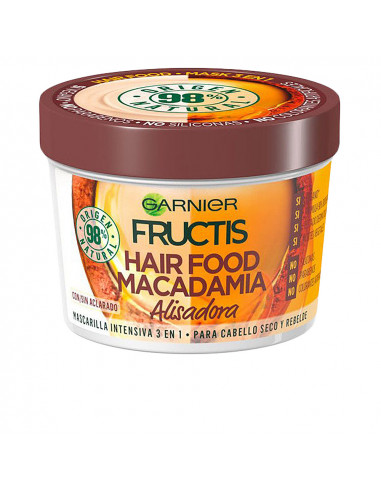 FRUCTIS HAIR FOOD maschera lisciante alla macadamia 390 ml