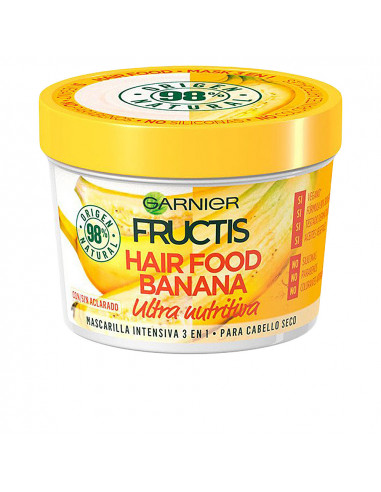 FRUCTIS HAIR FOOD banana mascarilla ultra nutritiva 390 ml