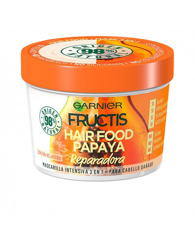 FRUCTIS HAIR FOOD papaya mascarilla reparadora 390 ml