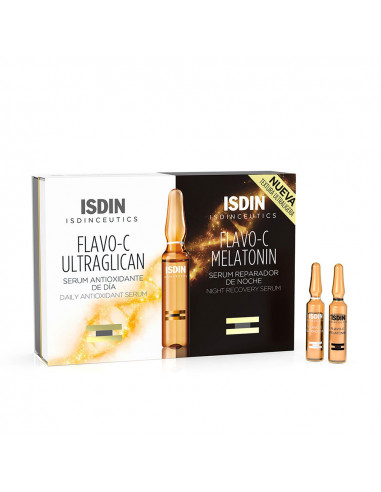 ISDINCEUTICS Flavo-C Mélatonine + Ultraglican 10 + 10 ampoules