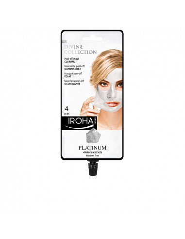 PLATINUM peel-off glowing mask 4 uses