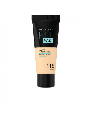 FIT ME MATTE+PORELESS foundation 118-nude