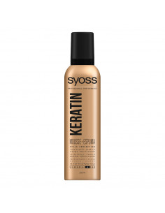 KERATIN mousse flexible y brillo 250 ml