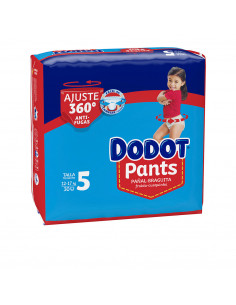 DODOT PANTS pannolino-mutandina taglia 5 12-17 kg 30 pz