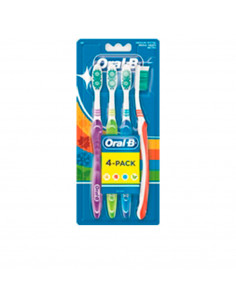 SHINY CLEAN cepillo dental medio 4 u