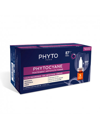 PHYTOCYANE tratamiento anticaída progresiva mujer 12 x 5 ml