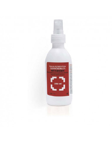 CLORHEXIDINA 2 % solución acuosa spray 250 ml