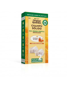 ORIGINAL REMEDIES champú sólido tesoros de miel 2 x 60 gr