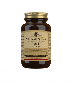 VITAMINA D3 1000 IU 25 µg comprimidos masticables 100 u