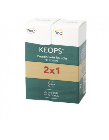 KEOPS Déodorant ROLL-ON PEAU NORMALE lot de 2 pcs