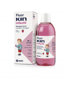 FLUORKIN INFANTIL enjuague bucal anticaries fresa 500 ml