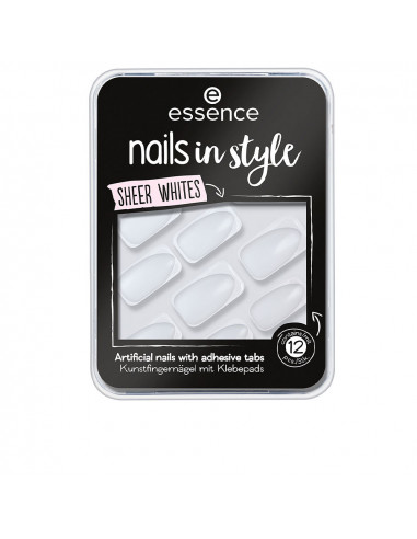 NAILS IN STYLE uñas artificiales 11-sheer whites