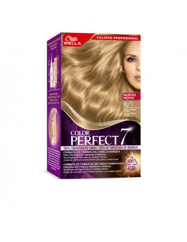 WELLA COLOR PERFECT 7 Copertura dei grigi al 100% 8/1-biondo chiaro cenere 6 u