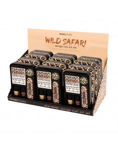 WILD SAFARI SAVAGE NAIL ART cofanetto 6 pz