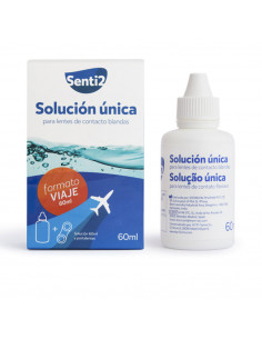 ÚNICA solución con ácido hialurónico + portalentes 60 ml