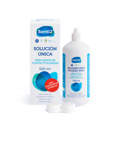 ÚNICA solución con ácido hialurónico + portalentes 500 ml