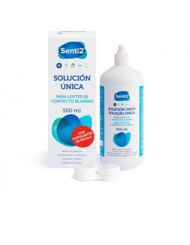 ÚNICA solución con ácido hialurónico + portalentes 500 ml